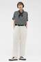 WASHED OUT COTTON LINEN SHIRT マーガレット・ハウエル/MARGARET HOWELL