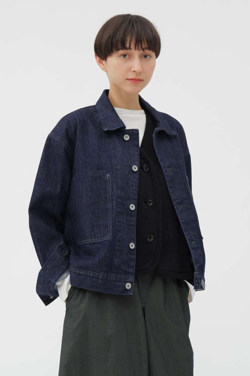 マーガレット・ハウエル/MARGARET HOWELLのCANTON DENIM BLOUSON(ブルー/5955225200)