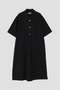 COTTON LINEN PLAIN WEAVE DRESS マーガレット・ハウエル/MARGARET HOWELL