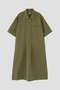COTTON LINEN PLAIN WEAVE DRESS マーガレット・ハウエル/MARGARET HOWELL