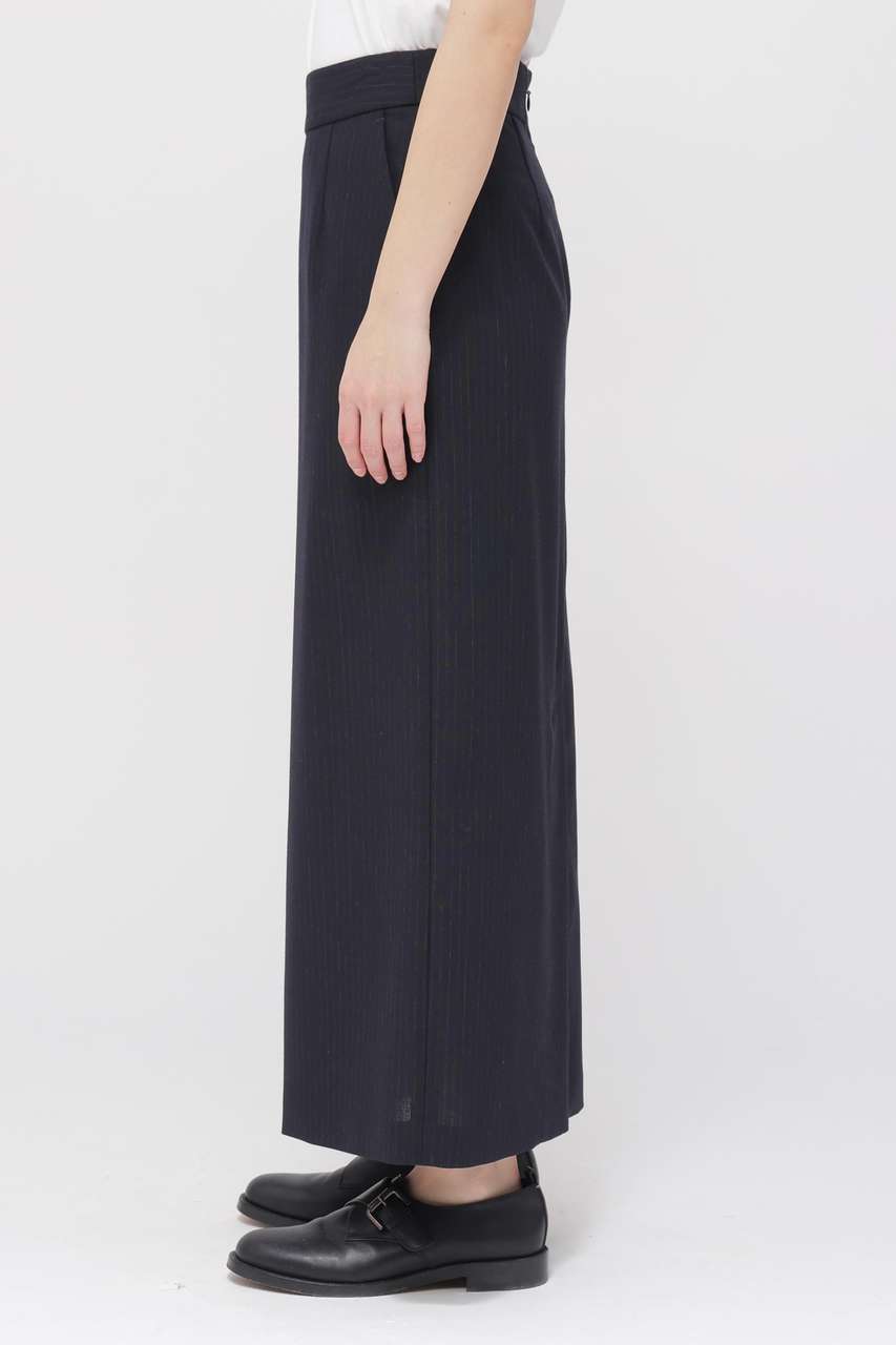 MARGARET HOWELL(マーガレット・ハウエル)｜SUBTLE STRIPE WOOL SKIRT