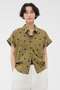 【予約販売】POLKA DOT COTTON POPLIN SHIRT マーガレット・ハウエル/MARGARET HOWELL カーキ