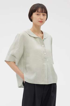 マーガレット・ハウエル/MARGARET HOWELLの【予約販売】LINEN VOILE SHIRT(110400/110402)