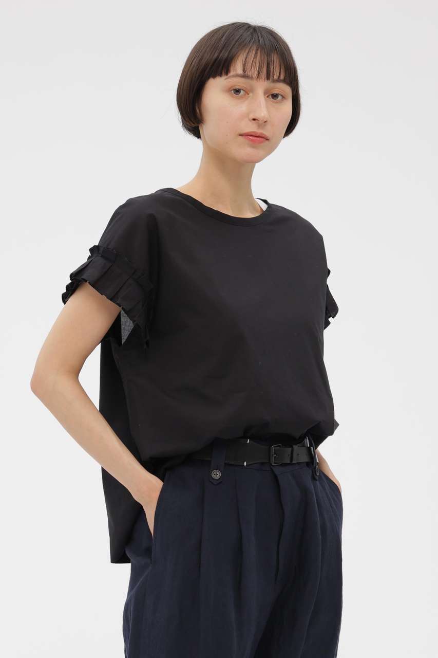 マーガレット・ハウエル/MARGARET HOWELLの【予約販売】YARN DYE WASHED COTTON SHIRT(ブラック/5786152207)