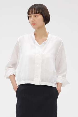 マーガレット・ハウエル/MARGARET HOWELLの【予約販売】LINEN VOILE SHIRT(110400/110403)