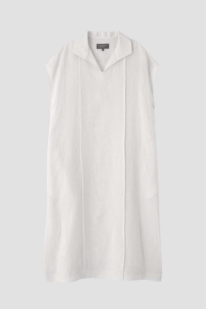 MARGARET HOWELL(マーガレット・ハウエル)｜LINEN DRESS/グレー の通販
