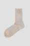【予約販売】LINEN RIB SOCKS マーガレット・ハウエル/MARGARET HOWELL ベージュ