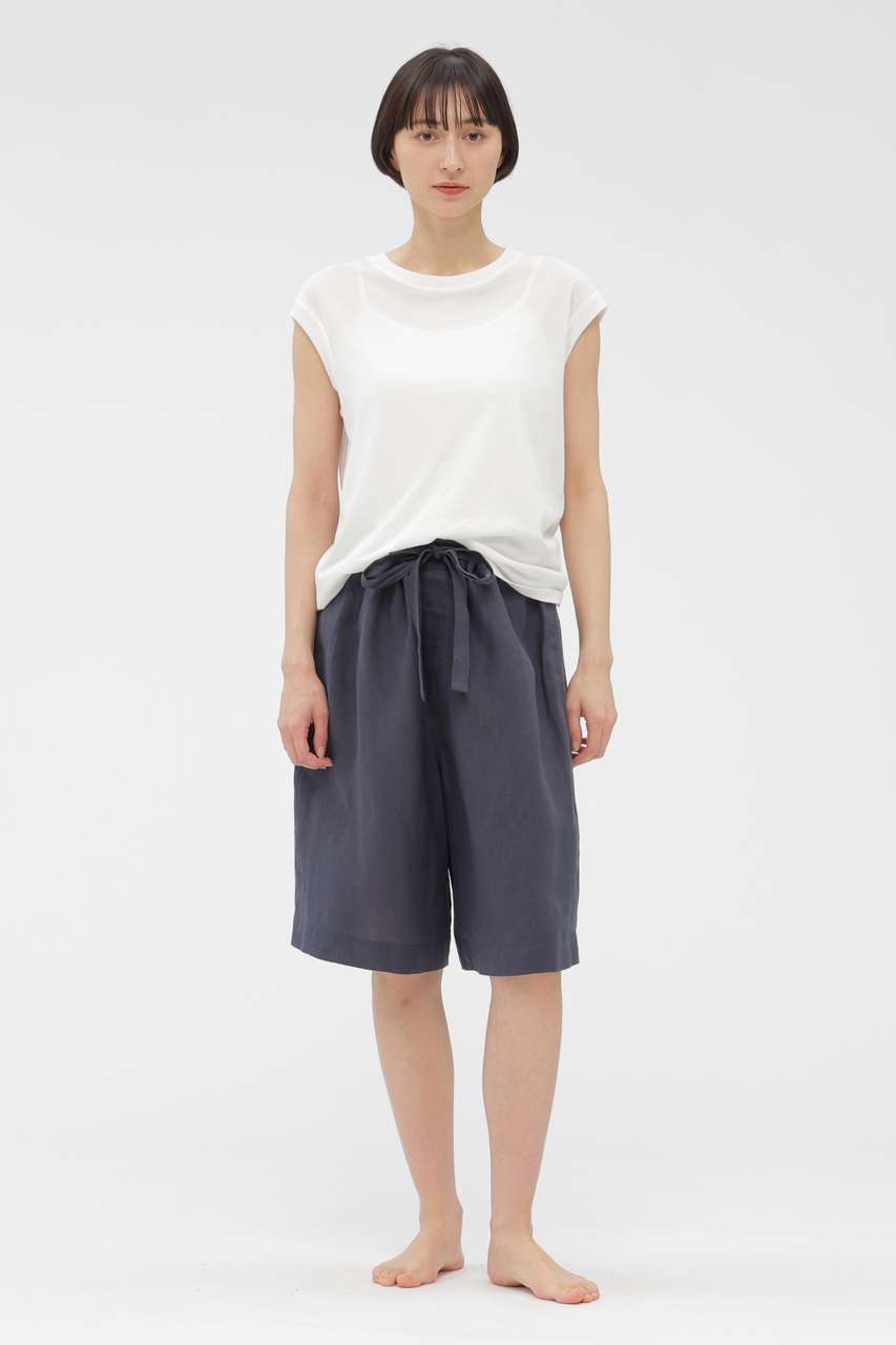 マーガレット・ハウエル/MARGARET HOWELLの【予約販売】SOFT LINEN TROUSERS(ブルー/5896141201)