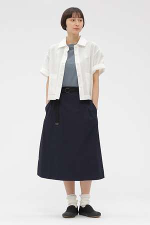 マーガレット・ハウエル/MARGARET HOWELLの【予約販売】FINE COMPACT COTTON POPLIN SKIRT(110700/110702)