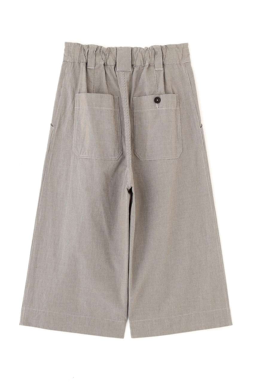 MARGARET HOWELL チェックウールクロップドトラウザーズ パンツ MARGARET HOWELL(マーガレット・ハウエル)｜CHEF CHECK COTTON