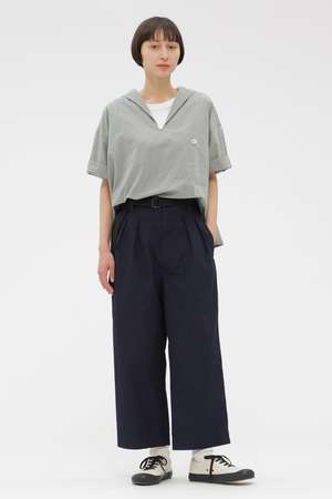 マーガレット・ハウエル/MARGARET HOWELLの【予約販売】FINE COMPACT COTTON POPLIN TROUSERS(110600/110601)