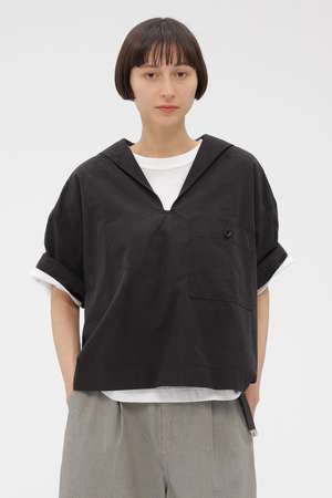 マーガレット・ハウエル/MARGARET HOWELLの【予約販売】SANDED COTTON LINEN SHIRT(110400/110402)