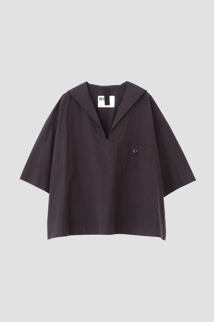 MARGARET HOWELL(マーガレット・ハウエル)｜SANDED COTTON LINEN SHIRT
