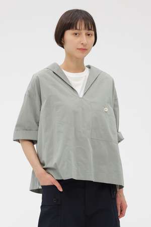 マーガレット・ハウエル/MARGARET HOWELLの【予約販売】SANDED COTTON LINEN SHIRT(110400/110402)