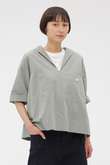 SANDED COTTON LINEN SHIRT