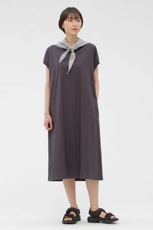 マーガレット・ハウエル/MARGARET HOWELLの【予約販売】GARMENT DYED COTTON POPLIN DRESS(110500/110502)