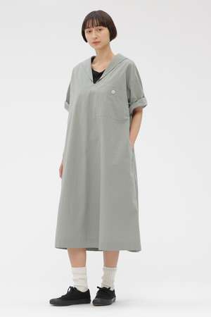 マーガレット・ハウエル/MARGARET HOWELLの【予約販売】SANDED COTTON LINEN DRESS(110500/110502)