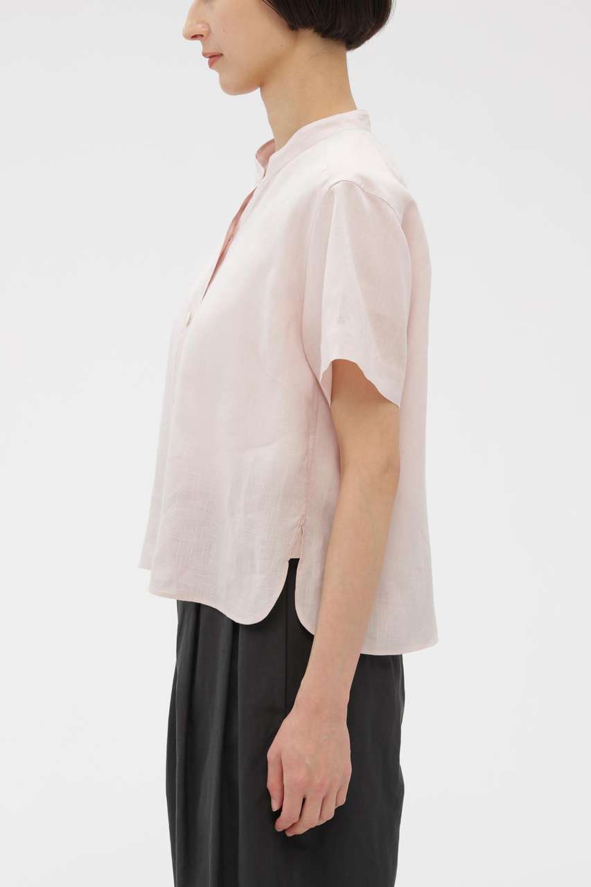 MARGARET HOWELL(マーガレット・ハウエル)｜LINEN VOILE SHIRT/ピンク