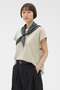 FADED ROUGH COTTON JERSEY TOP マーガレット・ハウエル/MARGARET HOWELL ベージュ