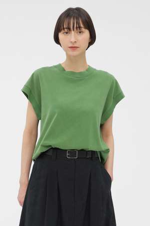 マーガレット・ハウエル/MARGARET HOWELLのFADED ROUGH COTTON JERSEY TOP
