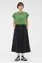 FADED ROUGH COTTON JERSEY TOP マーガレット・ハウエル/MARGARET HOWELL