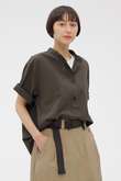 YARN DYED COTTON VOILE SHIRT