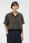 YARN DYED COTTON VOILE SHIRT マーガレット・ハウエル/MARGARET HOWELL
