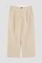 【予約販売】COTTON TWILL TROUSERS マーガレット・ハウエル/MARGARET HOWELL ベージュ