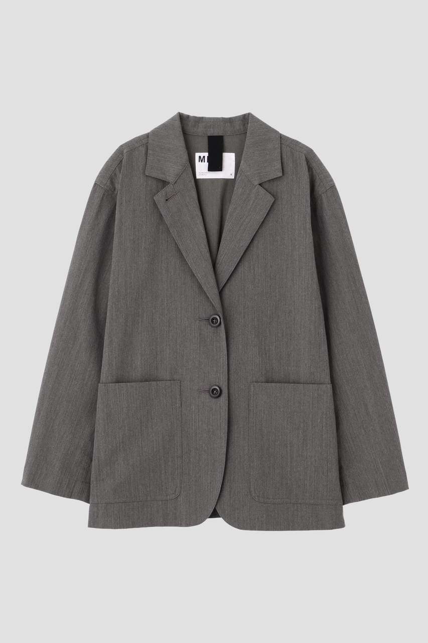 マーガレット・ハウエル/MARGARET HOWELLの【予約販売】WOOL COTTON TWILL JACKET(グレー/5956220200)