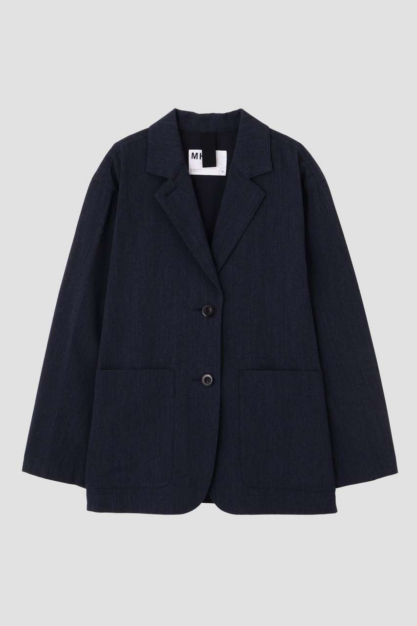 マーガレット・ハウエル/MARGARET HOWELLの【予約販売】WOOL COTTON TWILL JACKET(ネイビー/5956220200)