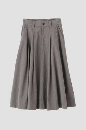 マーガレット・ハウエル/MARGARET HOWELLの【予約販売】WOOL COTTON TWILL SKIRT(110700/110702)