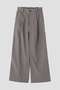【予約販売】WOOL COTTON TWILL TROUSERS マーガレット・ハウエル/MARGARET HOWELL グレー