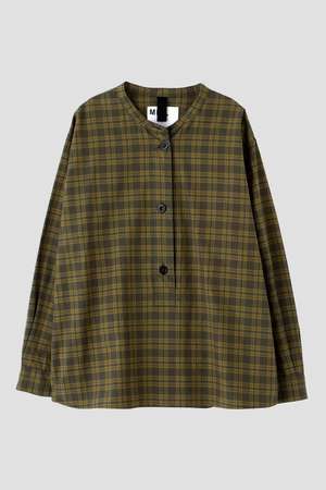 マーガレット・ハウエル/MARGARET HOWELLの【予約販売】TONAL COTTON CHECK SHIRT(110400/110403)