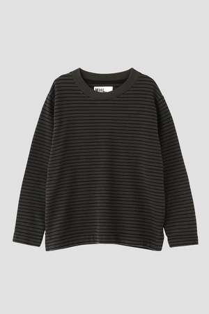 マーガレット・ハウエル/MARGARET HOWELLの【予約販売】TEXTURED COTTON STRIPE TOP(110100/110103)