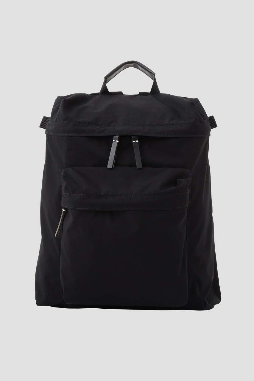 マーガレット・ハウエル/MARGARET HOWELLのCOTTON NYLON HIDENSE POPLIN BACKPACK(ブラック/5786271201)