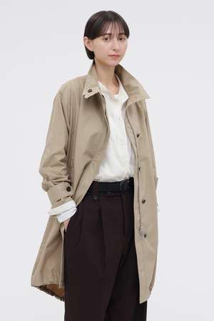 マーガレット・ハウエル/MARGARET HOWELLの【予約販売】HIGHDENSE COTTON TWILL COATING COAT(110900/110903)