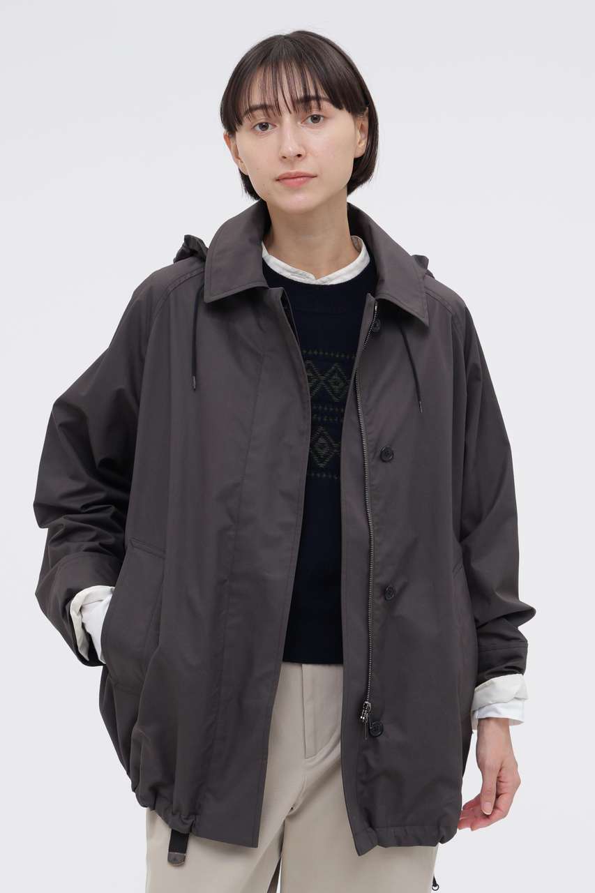マーガレット・ハウエル/MARGARET HOWELLの【予約販売】HIGHDENSE COTTON TWILL COATING BLOUSON(グレー/5786225202)