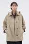 【予約販売】HIGHDENSE COTTON TWILL COATING BLOUSON マーガレット・ハウエル/MARGARET HOWELL ベージュ