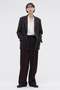 【予約販売】FLUID WOOL TROUSERS マーガレット・ハウエル/MARGARET HOWELL ブラウン