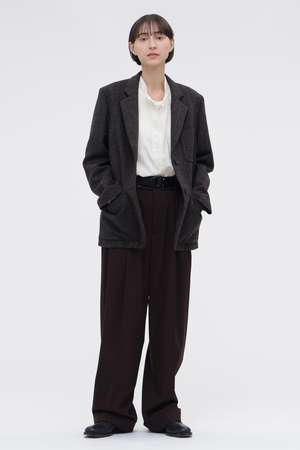 マーガレット・ハウエル/MARGARET HOWELLの【予約販売】FLUID WOOL TROUSERS(110600/110601)