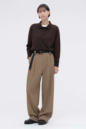 マーガレット・ハウエル/MARGARET HOWELLの【予約販売】FLUID WOOL TROUSERS(110600/110601)