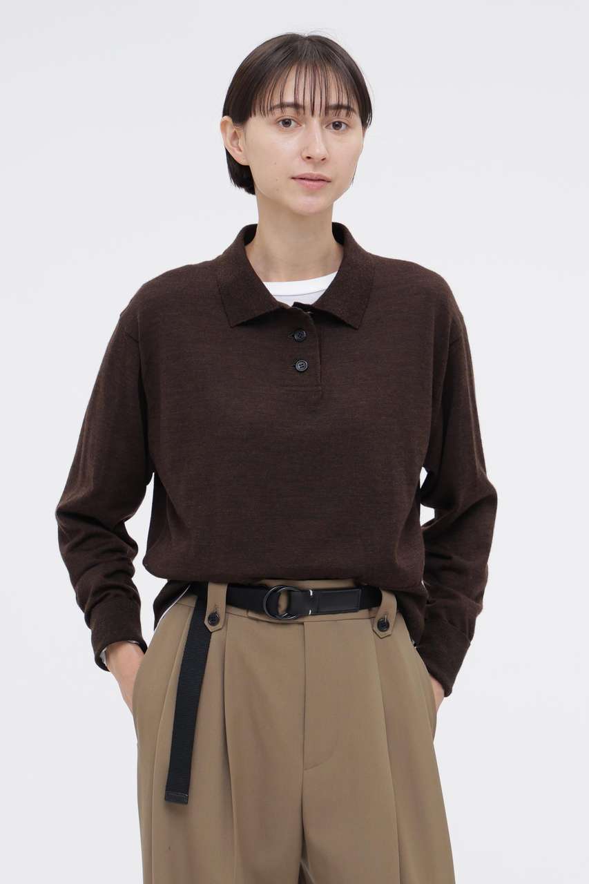マーガレット・ハウエル/MARGARET HOWELLの【予約販売】FINE WOOL KNITWEAR(ブラウン/5786263202)
