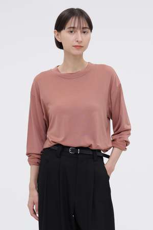 マーガレット・ハウエル/MARGARET HOWELLの【予約販売】SUPERFINE WOOL JERSEY TOP(110100/110103)