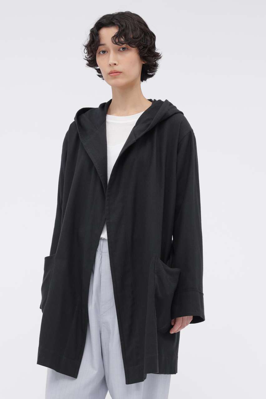 マーガレット・ハウエル/MARGARET HOWELLの【予約販売】WARM COTTON YAK TWILL SHIRT(ブラック/5896253203)