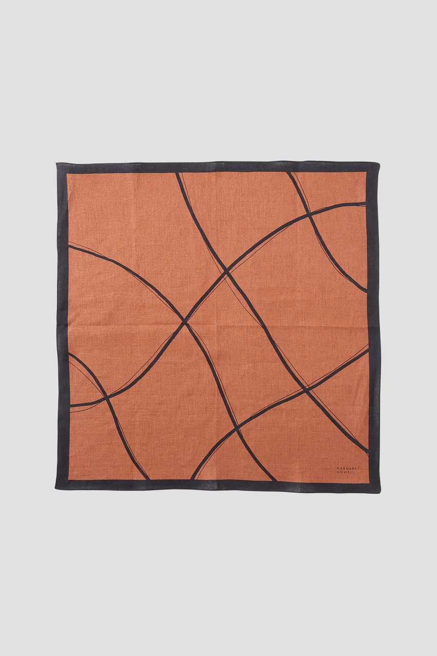 マーガレット・ハウエル/MARGARET HOWELLの【予約販売】LINEN FRAME HANKY(オレンジ/5896281203)