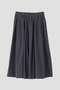 【予約販売】FINE COTTON CHINO TWILL SKIRT マーガレット・ハウエル/MARGARET HOWELL グレー