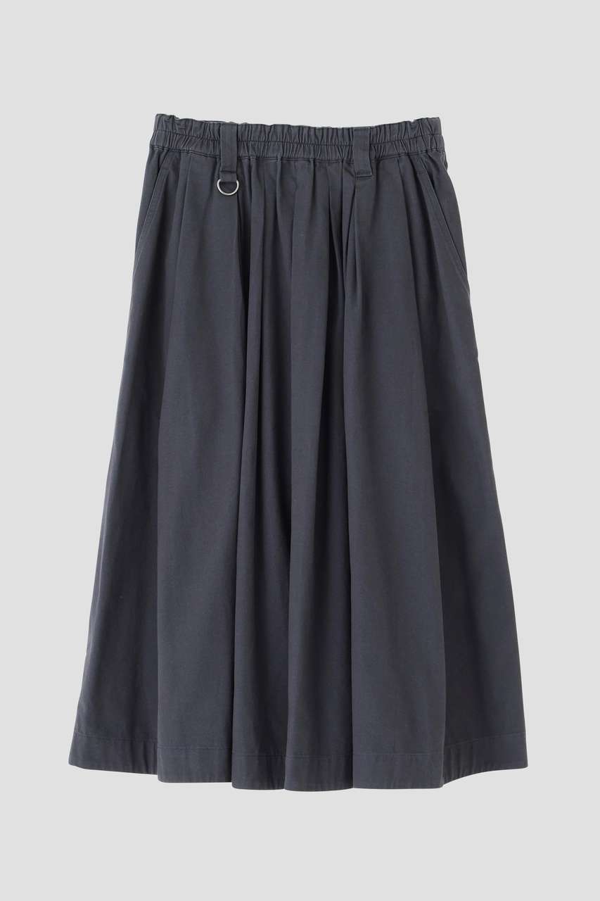 マーガレット・ハウエル/MARGARET HOWELLの【予約販売】FINE COTTON CHINO TWILL SKIRT(グレー/5956232202)
