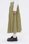 【予約販売】FINE COTTON CHINO TWILL SKIRT マーガレット・ハウエル/MARGARET HOWELL