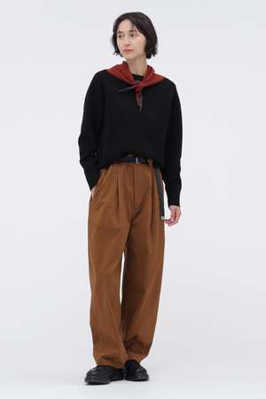 マーガレット・ハウエル/MARGARET HOWELLのCOTTON NYLON TWILL TROUSERS