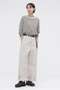 【予約販売】JAPANESE DENSE COTTON TROUSERS マーガレット・ハウエル/MARGARET HOWELL ベージュ